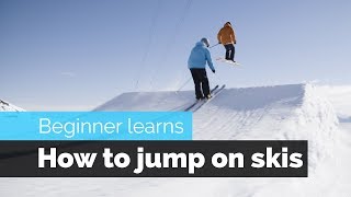 How to Jump on Skis  a Beginner Skiers Progression [upl. by Aliehc706]