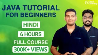 Java Tutorial in Hindi  Master Java in 6 Hours  Java programming for Beginners  Great Learning [upl. by Nyleek]