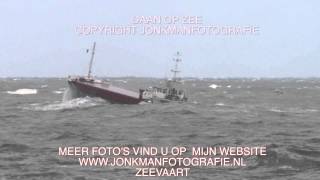 schepen op zee 1 dag na de storm [upl. by Hanzelin]