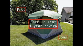 Before you Buy Gazelle Tent  1 year review [upl. by Ella]