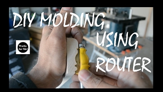 Homemade molding using Router bit [upl. by Aserej727]