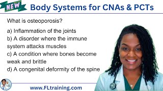 CNA Exam Prep Musculoskeletal amp Integumentary Systems Review Part 1 [upl. by Dyche16]