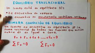 EQUILIBRIO  Equilibrio traslacional  problemas de equilibrio [upl. by Evelina]