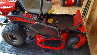 Ariens Zoom 42 mower from Home Depot amp discharge chute mod [upl. by Pan]