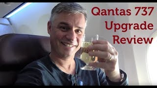 Qantas 737 Business Class  is it worth the upgrade [upl. by Aihsenek]