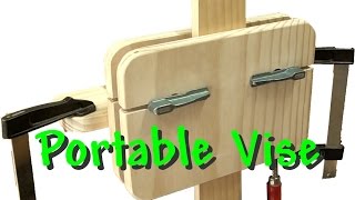 Make this Portable Wood Vise for your DIY workshop [upl. by Burnham]